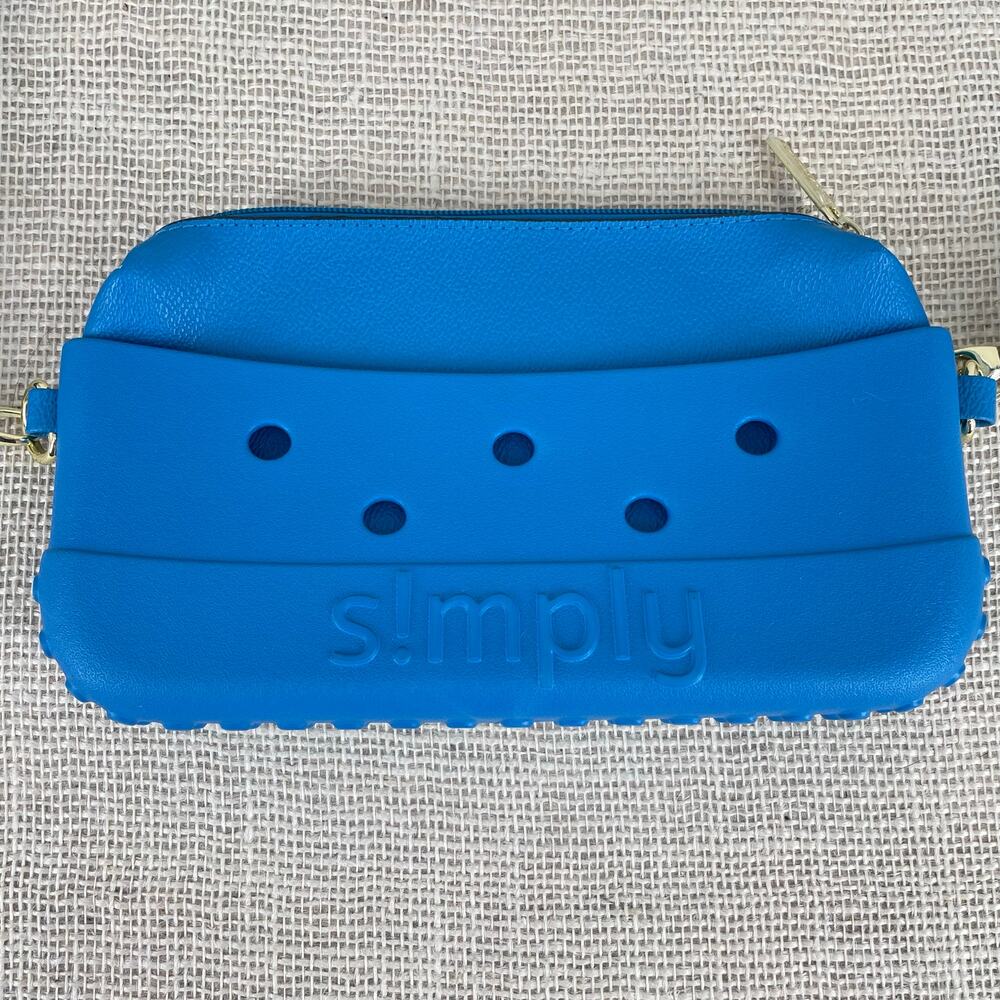 Simply Southern Crossbody, small purse, wrist strap, Beach‎ Bright Blue
